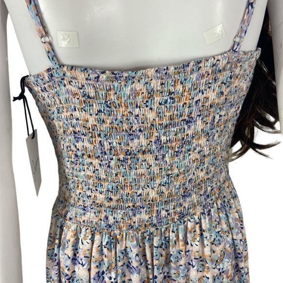 NWT Japna Cottagecore Prairie Floral Midi Sundress M - Picture 7 of 9